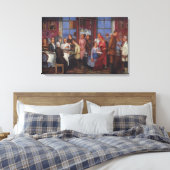 引っ越し祝いパーティーパーティー キャンバスプリント (インサイチュ (寝室))