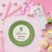 引っ越し祝いパーティーパーティー|シックエレガントラベフランスのンダー ペーパープレート (パーティー)