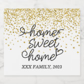 引っ越し祝いパーティーパーティー – ニューホーム，ホームスイートホーム ビールラベル (シングルラベル)