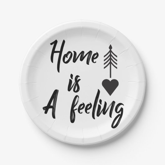 引っ越し祝いパーティーパーティー ペーパープレート (正面)