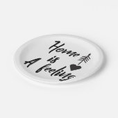 引っ越し祝いパーティーパーティー ペーパープレート (アングル)