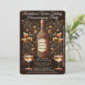 引っ越し祝いパーティーパーティー 招待状 (スタンド正面)