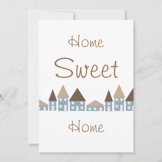 引っ越し祝いパーティーパーティー 招待状 (正面)