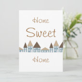 引っ越し祝いパーティーパーティー 招待状 (スタンド正面)