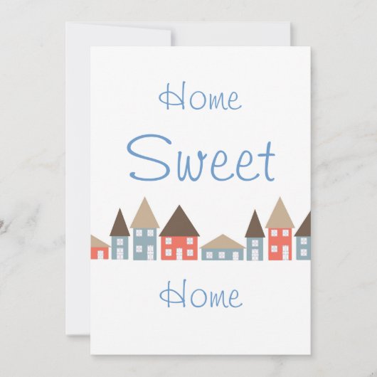 引っ越し祝いパーティーパーティー 招待状 (正面)