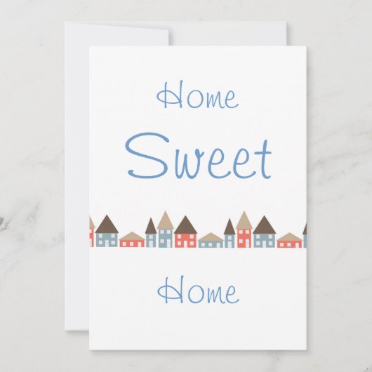 引っ越し祝いパーティーパーティー 招待状 (正面)