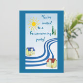 引っ越し祝いパーティーパーティー 招待状 (スタンド正面)