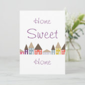 引っ越し祝いパーティーパーティー 招待状 (スタンド正面)