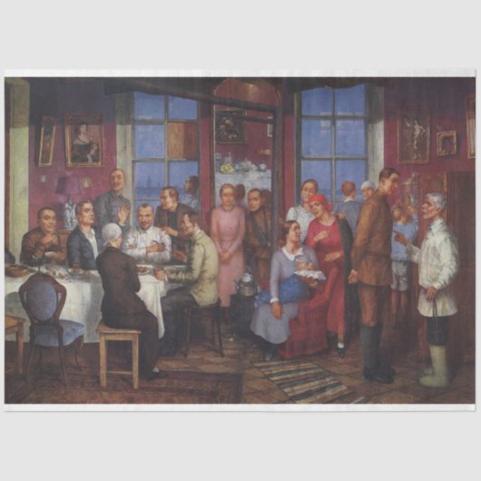 引っ越し祝いパーティーパーティー 薄葉紙 (正面)