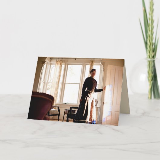 引っ越し祝いパーティービクトリアン・カード サンキューカード (正面)