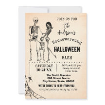 引っ越し祝いパーティーファミリハローウィンパーティスケルトン