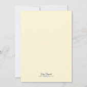 引っ越し祝いパーティーモダンバードハウス 招待状 (裏面)