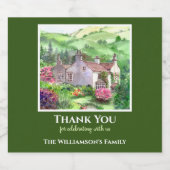 引っ越し祝いパーティーリダル山ウィリアムワーズワースハウス スパークリングワインラベル (シングルラベル)