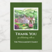 引っ越し祝いパーティーリダル山ウィリアムワーズワースハウス ワインラベル (シングルラベル)