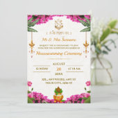 引っ越し祝いパーティー伝統的カード 招待状 (スタンド正面)