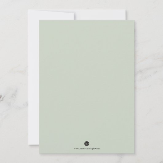 引っ越し祝いパーティー招待状水彩サボテン 招待状 (裏面)