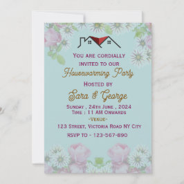 引っ越し祝いパーティー招待状 招待状