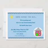 引っ越し祝いパーティー招待状 招待状 (正面)