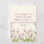 引っ越し祝いパーティー招待状 招待状 (裏面)