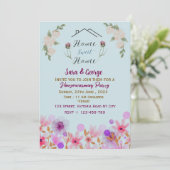 引っ越し祝いパーティー招待状 招待状 (スタンド正面)