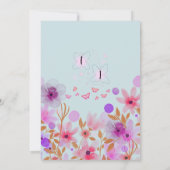 引っ越し祝いパーティー招待状 招待状 (裏面)