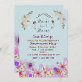 引っ越し祝いパーティー招待状 招待状 (正面/裏面)