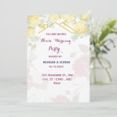 引っ越し祝いパーティー招待状 招待状 (スタンド正面)