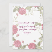 引っ越し祝いパーティー招待状 招待状 (裏面)