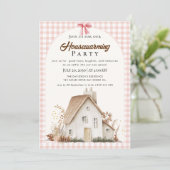 引っ越し祝いパーティー招待 招待状 (スタンド正面)