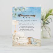 引っ越し祝いパーティー招待 招待状 (スタンド正面)