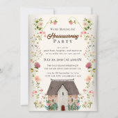 引っ越し祝いパーティー招待 招待状 (正面)