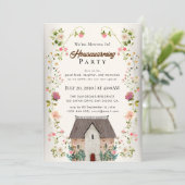 引っ越し祝いパーティー招待 招待状 (スタンド正面)