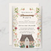 引っ越し祝いパーティー招待 招待状 (正面/裏面)