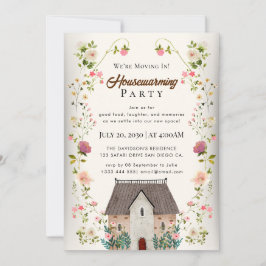 引っ越し祝いパーティー招待 招待状