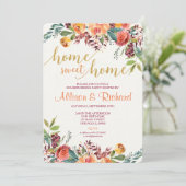 引っ越し祝いパーティー招待、秋田舎フローラ招待状 招待状 (スタンド正面)