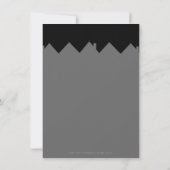 引っ越し祝いパーティー移動トラックパーティーレッド&ブラック 招待状 (裏面)