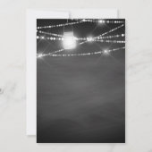 引っ越し祝いパーティー素朴パーティーの黒板灯 招待状 (裏面)