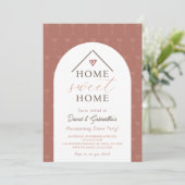 引っ越し祝いパーティー編集可能パーティの招待状 招待状 (スタンド正面)