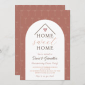 引っ越し祝いパーティー編集可能パーティの招待状 招待状 (正面/裏面)