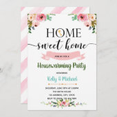 引っ越し祝いパーティー語招待状 招待状 (正面/裏面)