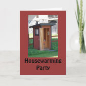 引っ越し祝いパーティー2のパーティの招待状 招待状 (正面)