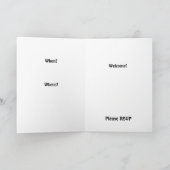 引っ越し祝いパーティー2のパーティの招待状 招待状 (内部)