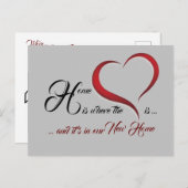 引っ越し祝いパーティー ポストカード (正面/裏面)