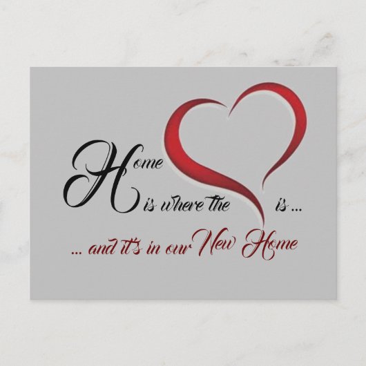 引っ越し祝いパーティー ポストカード (正面)