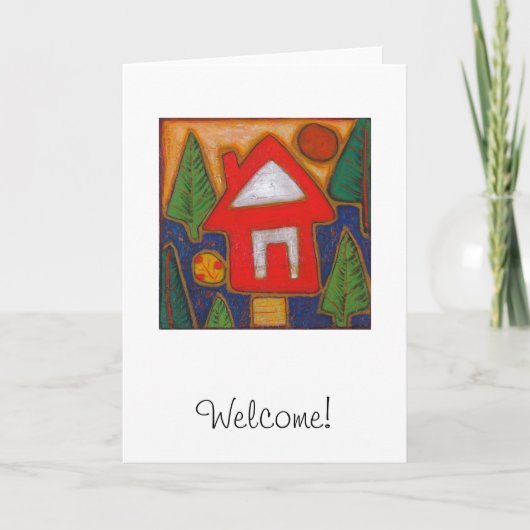 引っ越し祝いパーティー 招待状 (正面)