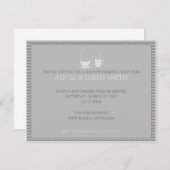 引っ越し祝いパーティー 招待状 (正面/裏面)