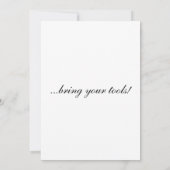 引っ越し祝いパーティー... 招待状 (裏面)