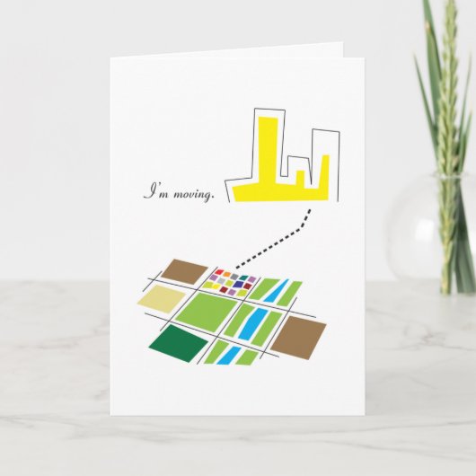 引っ越すよ。 カード (正面)