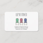 引っ越シンプルし発表ミニマリカラフルスト エンクロージャーカード (正面)