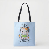 引っ込んでたい猫 トートバッグ (正面)